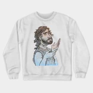 Saint John the Baptist Sticker Crewneck Sweatshirt